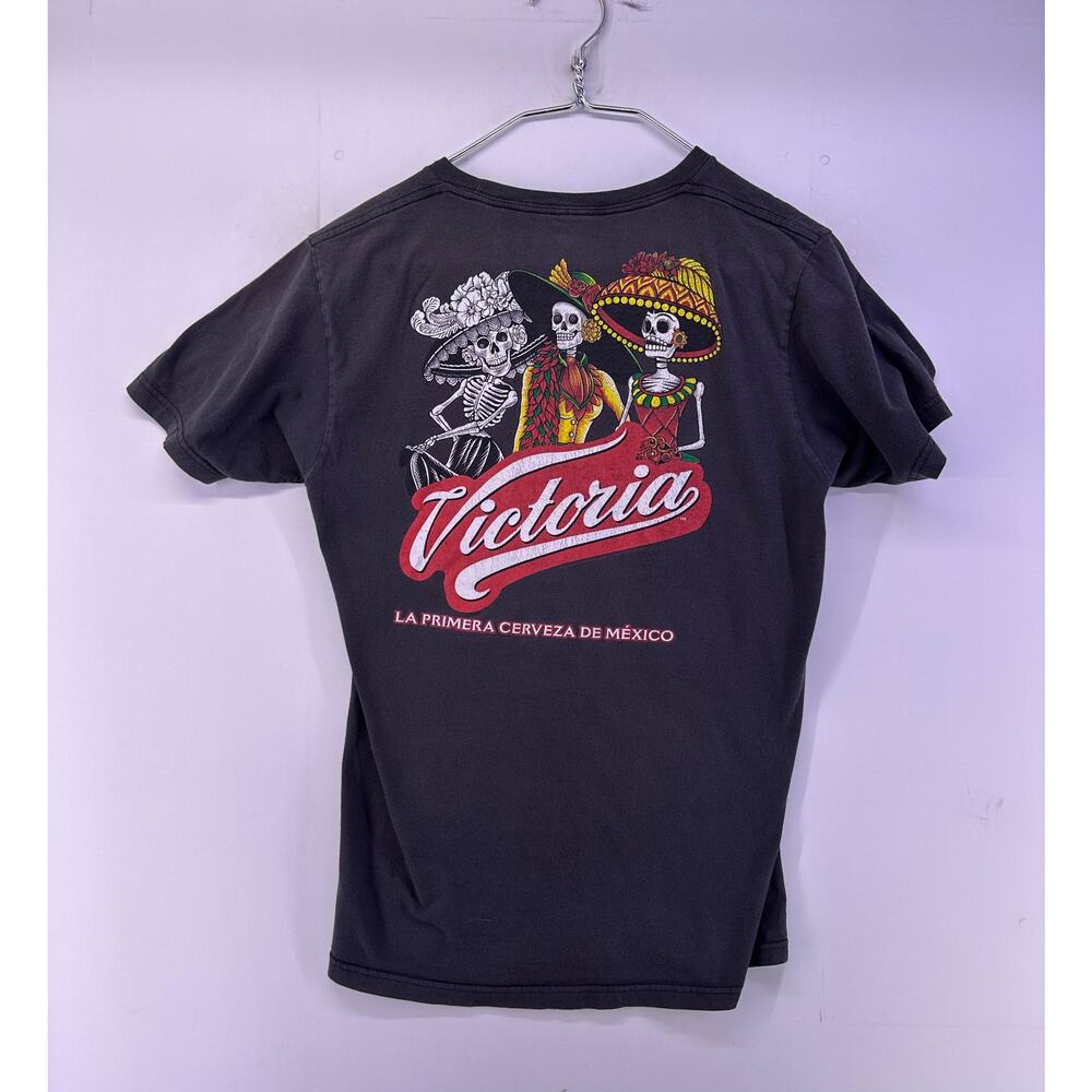 Victoria La Primera Cerveza De Mexico Black Shirt Sz Medium